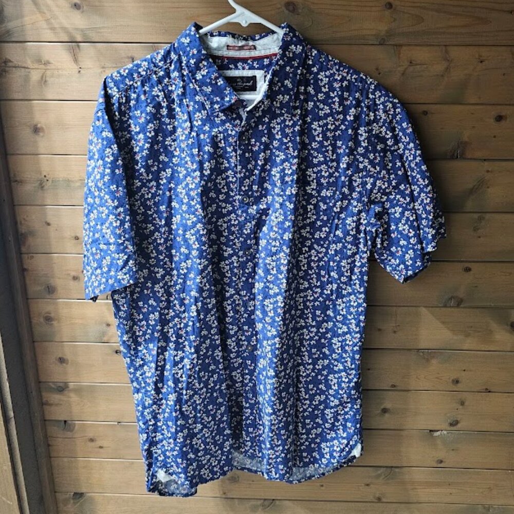 Across the pond floral shirt
